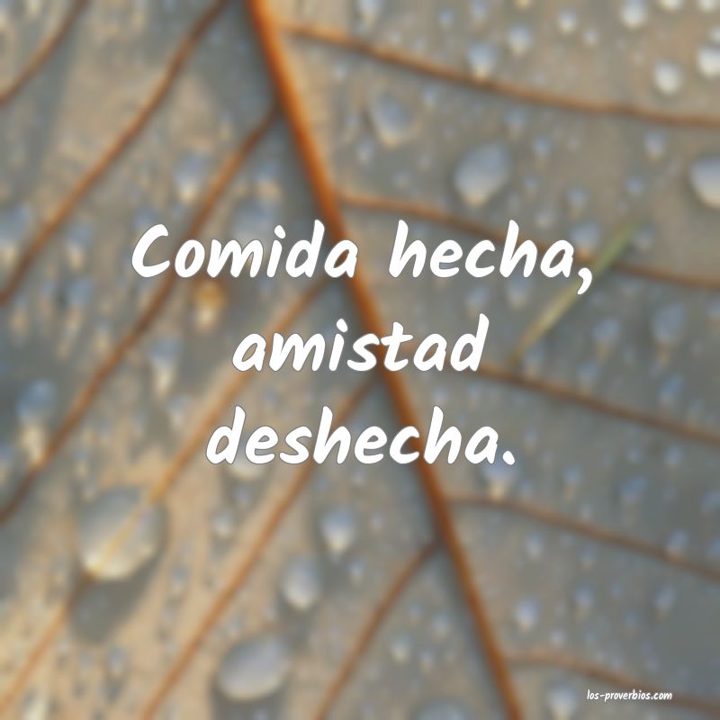 Proverbios Sobre Amistad