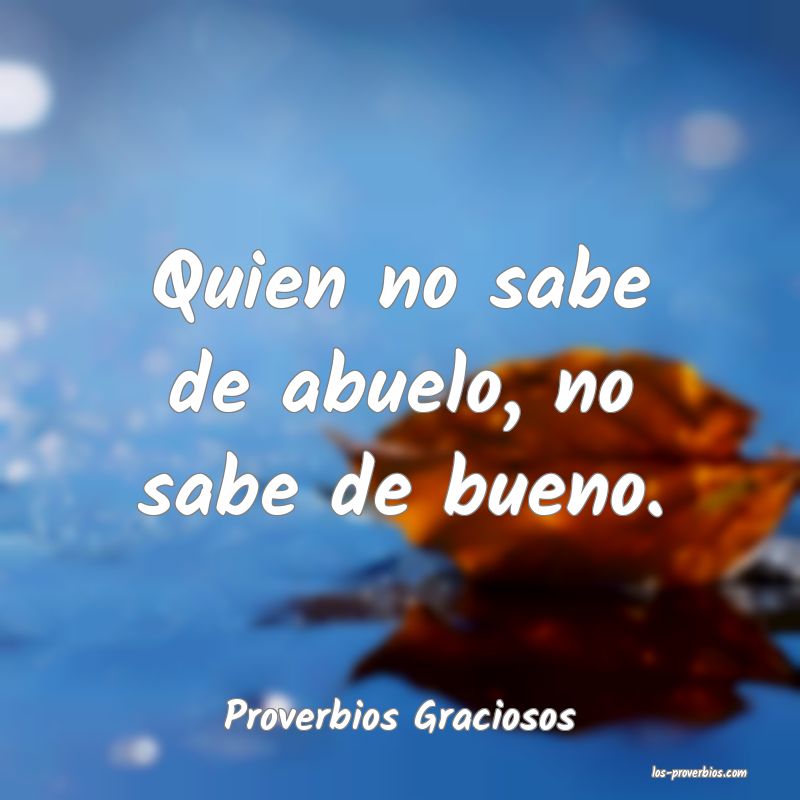 Proverbios Graciosos