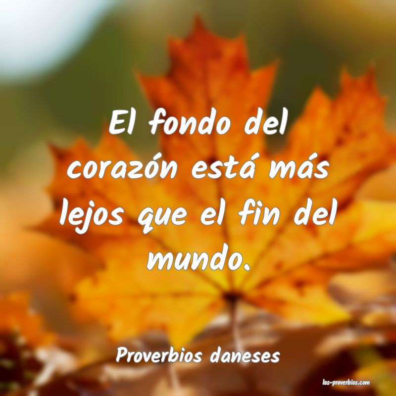 Proverbios daneses