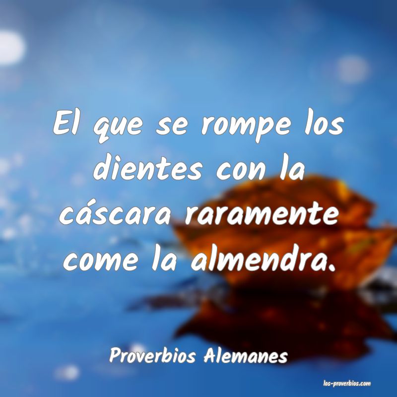 Proverbios Alemanes