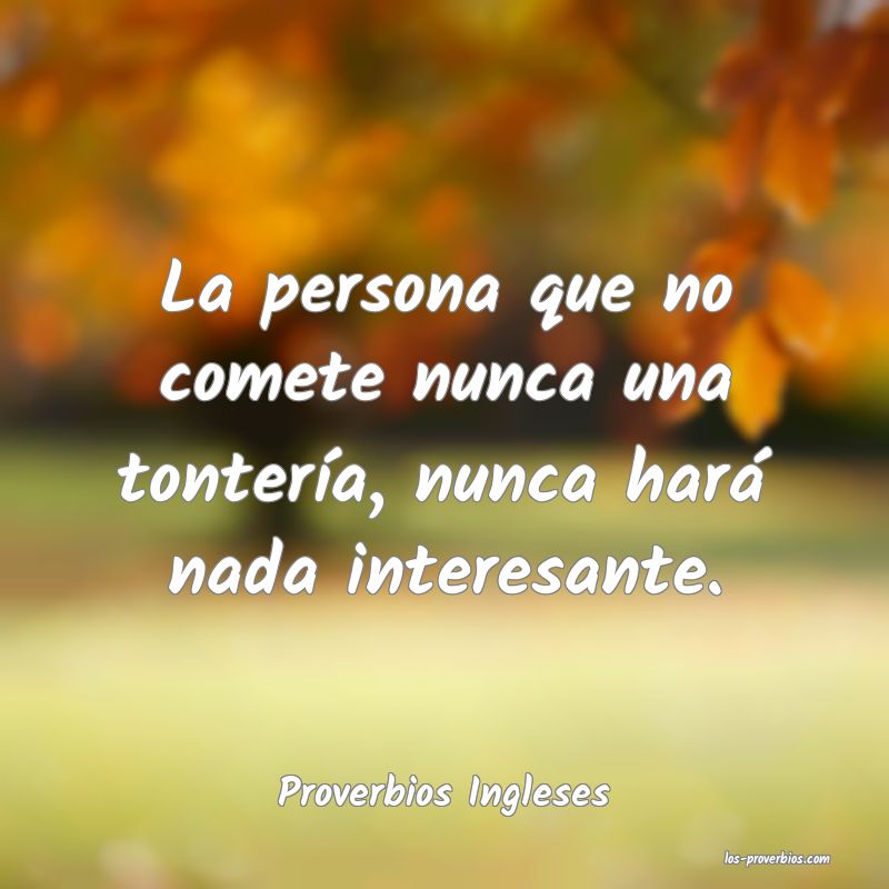 Proverbios Ingleses