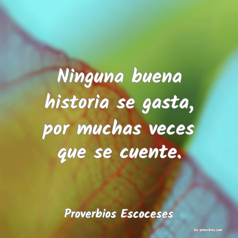 Proverbios Escoceses