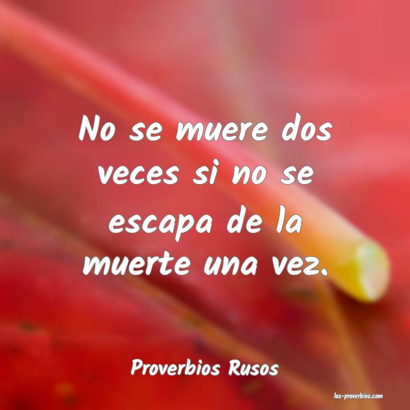 Proverbios Rusos