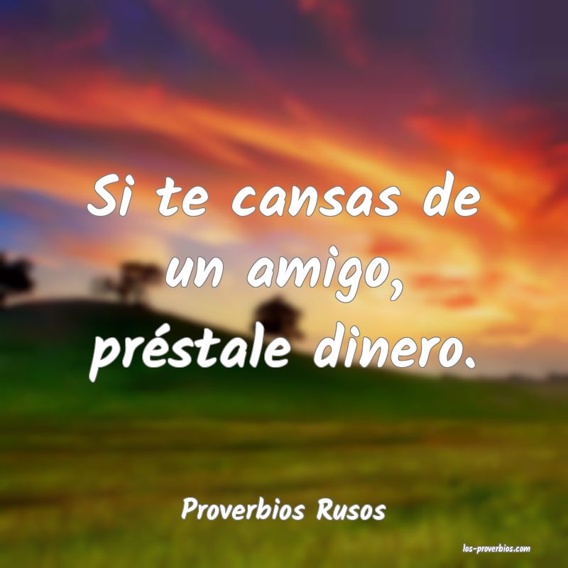 Proverbios Rusos