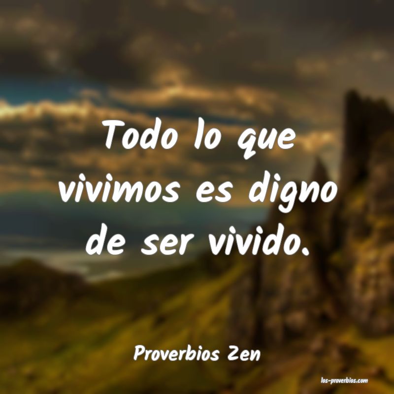 Proverbios Zen