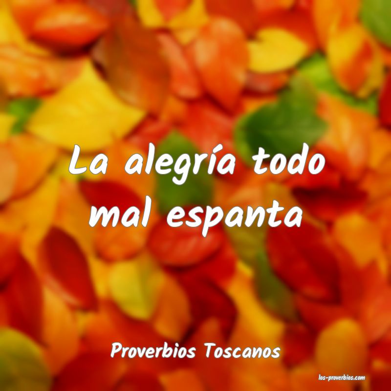 Proverbios Toscanos