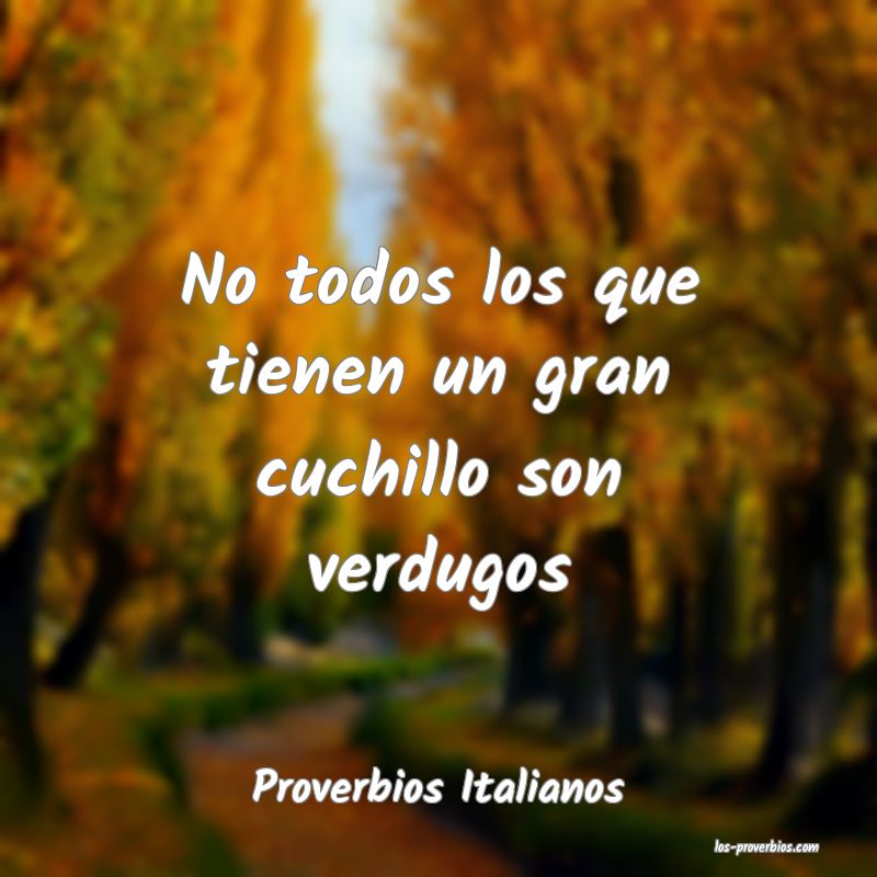 Proverbios Italianos