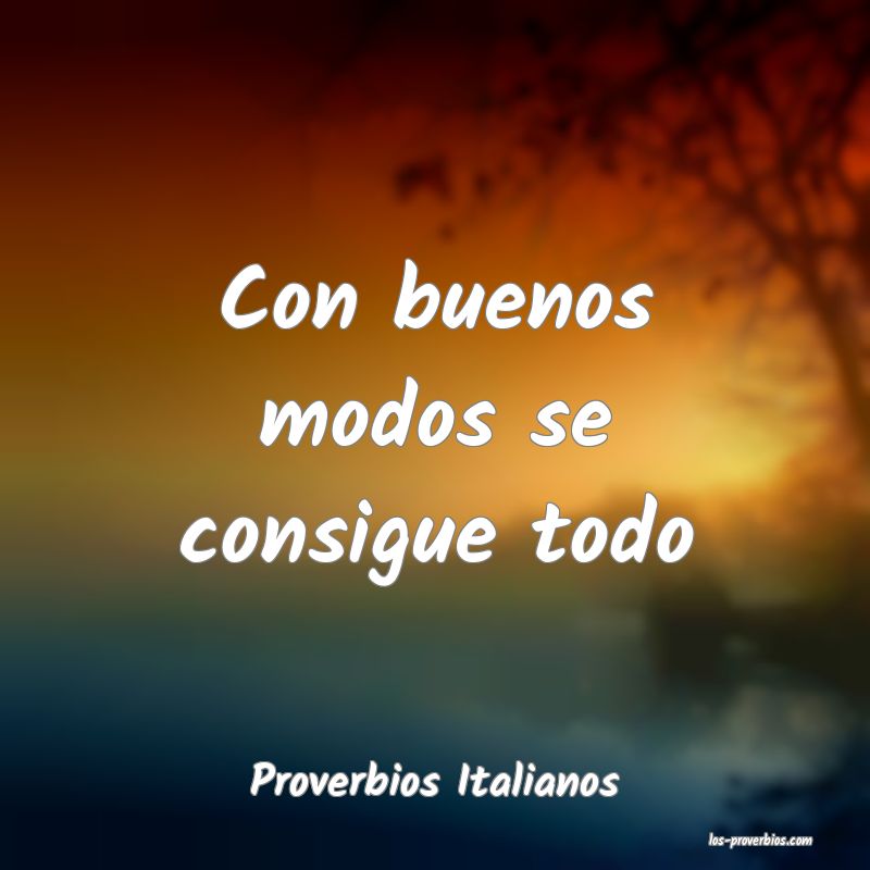 Proverbios Italianos