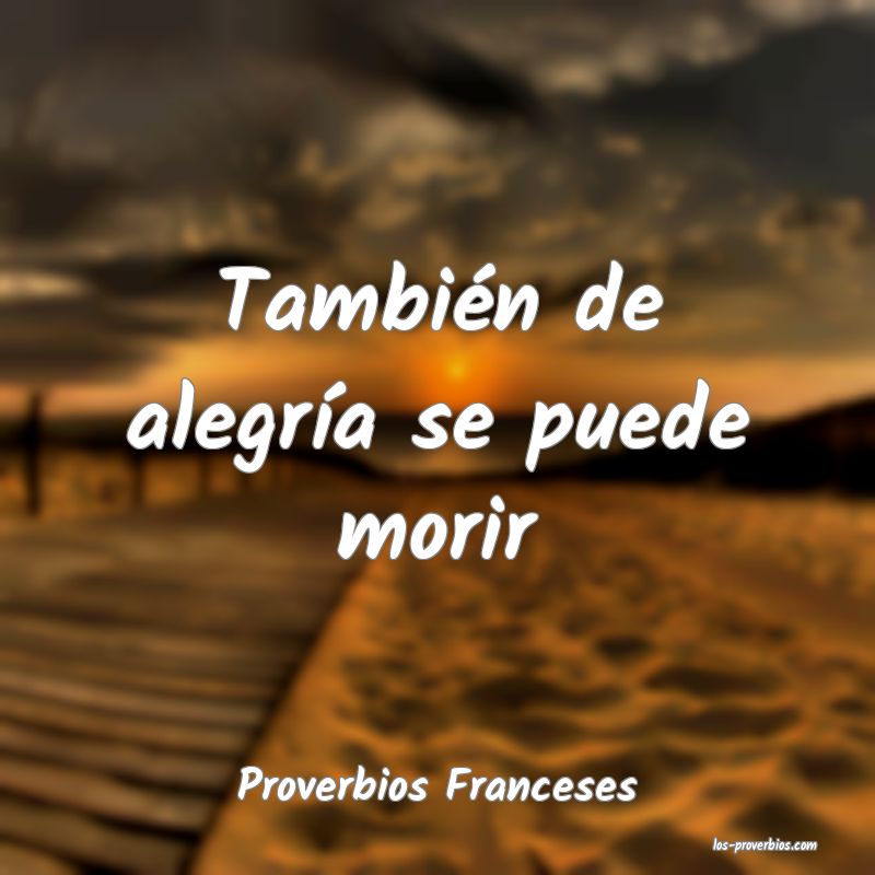 Proverbios Franceses