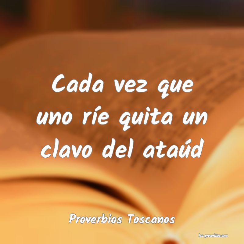 Proverbios Toscanos