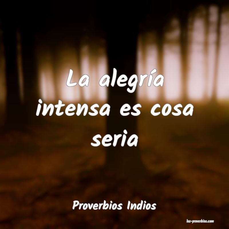 Proverbios Indios