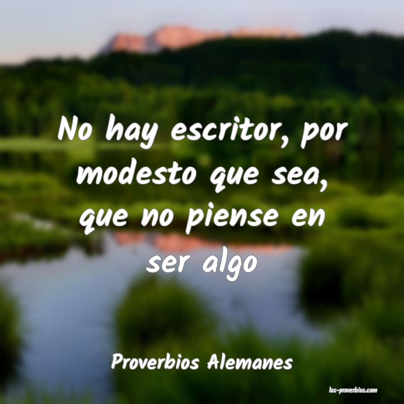 Proverbios Alemanes