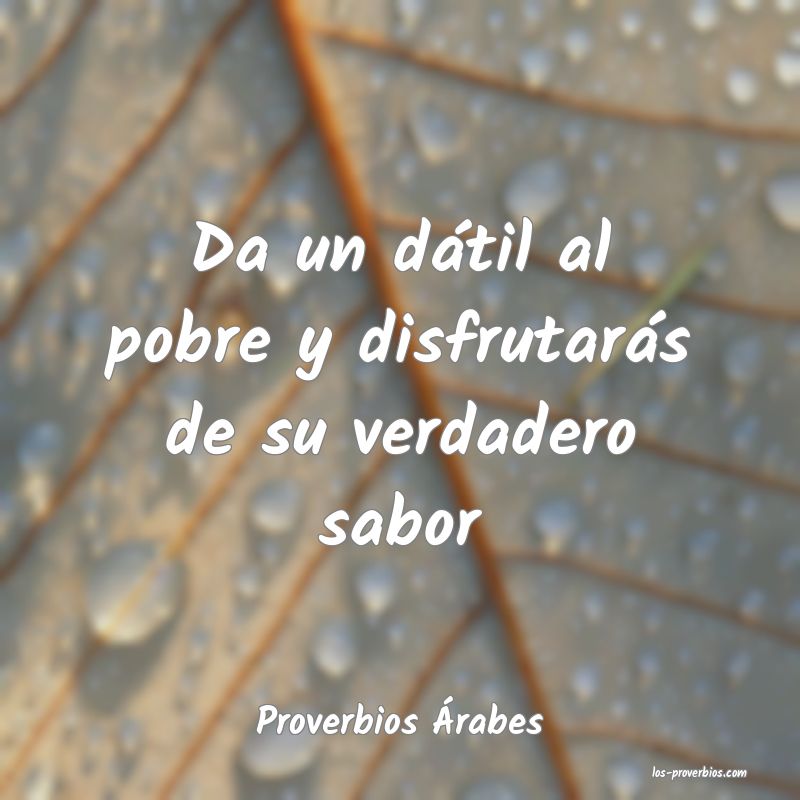 Proverbios Árabes