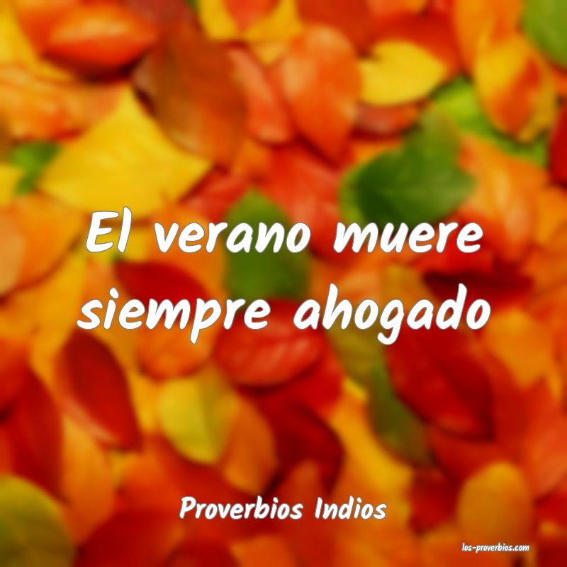 Proverbios Indios