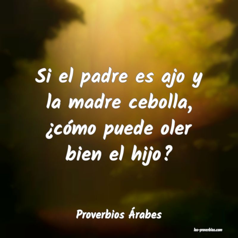 Proverbios Árabes