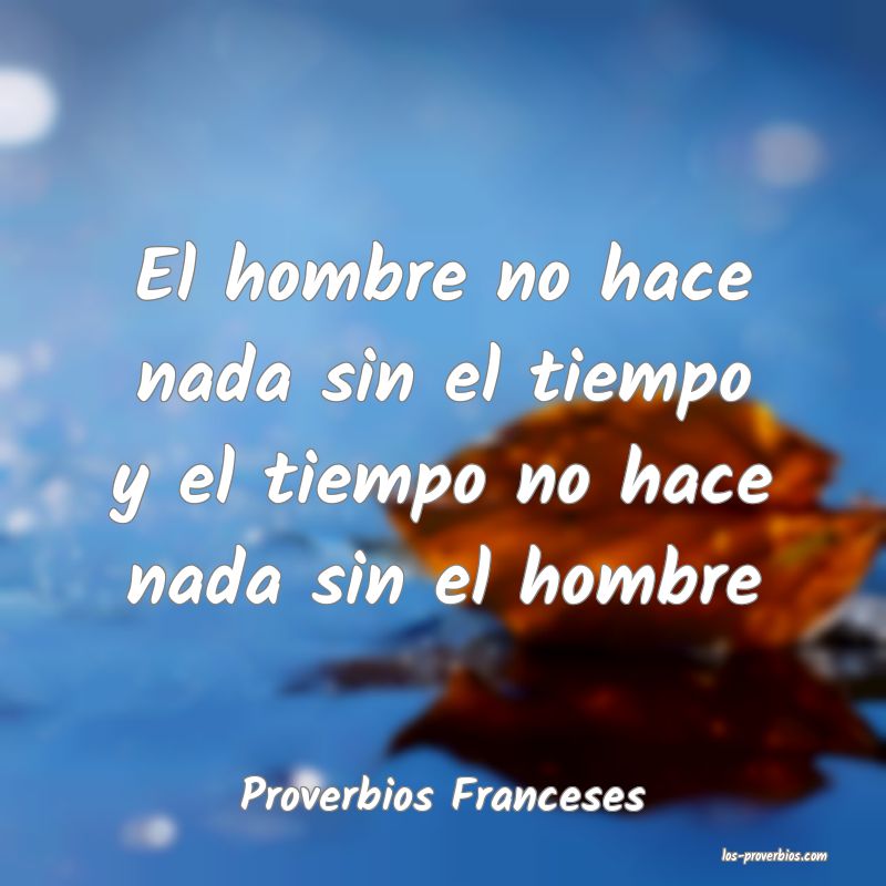 Proverbios Franceses