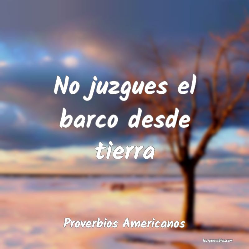 Proverbios Americanos