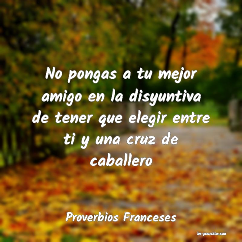 Proverbios Franceses