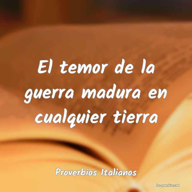 Proverbios Italianos