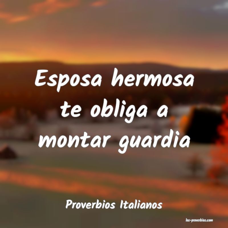Proverbios Italianos