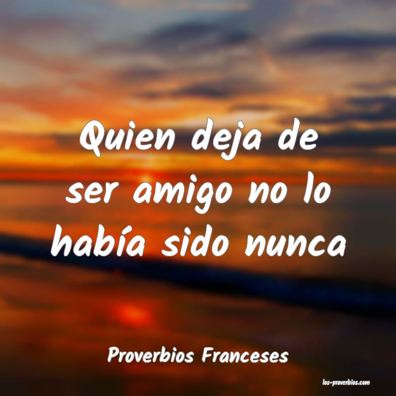 Proverbios Franceses