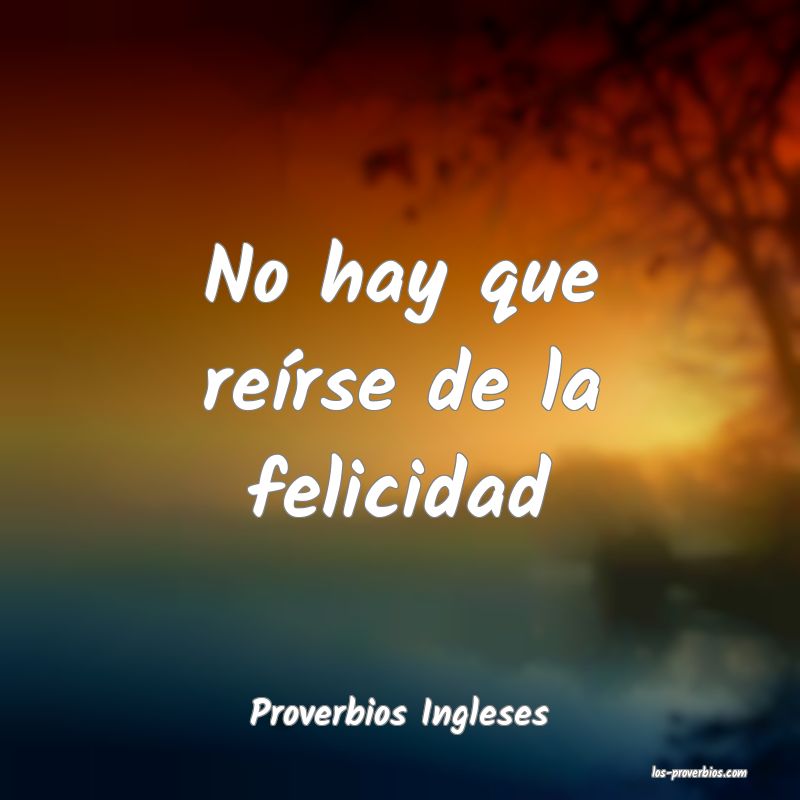 Proverbios Ingleses