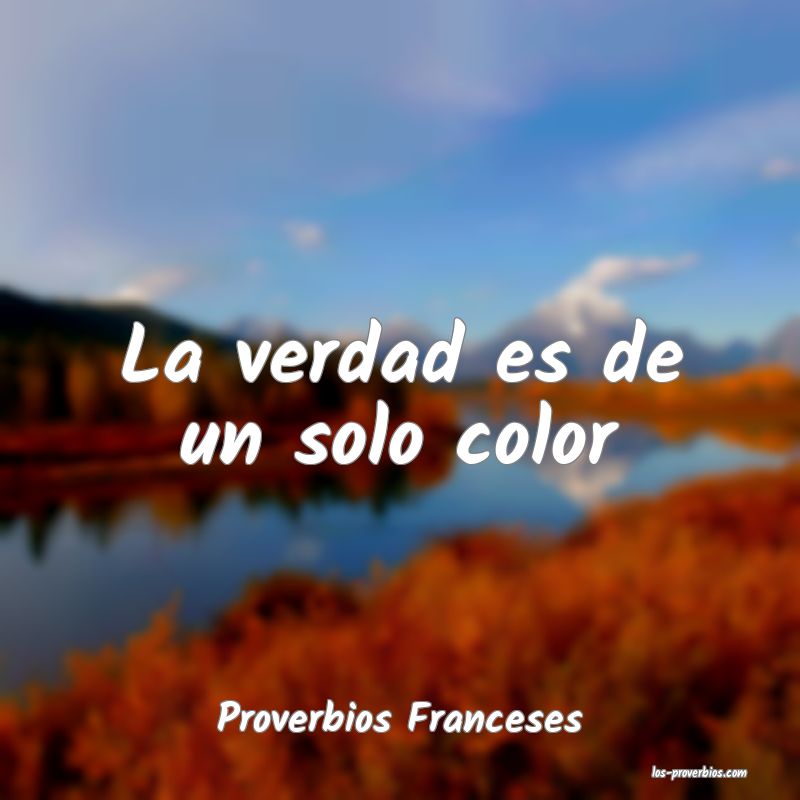 Proverbios Franceses