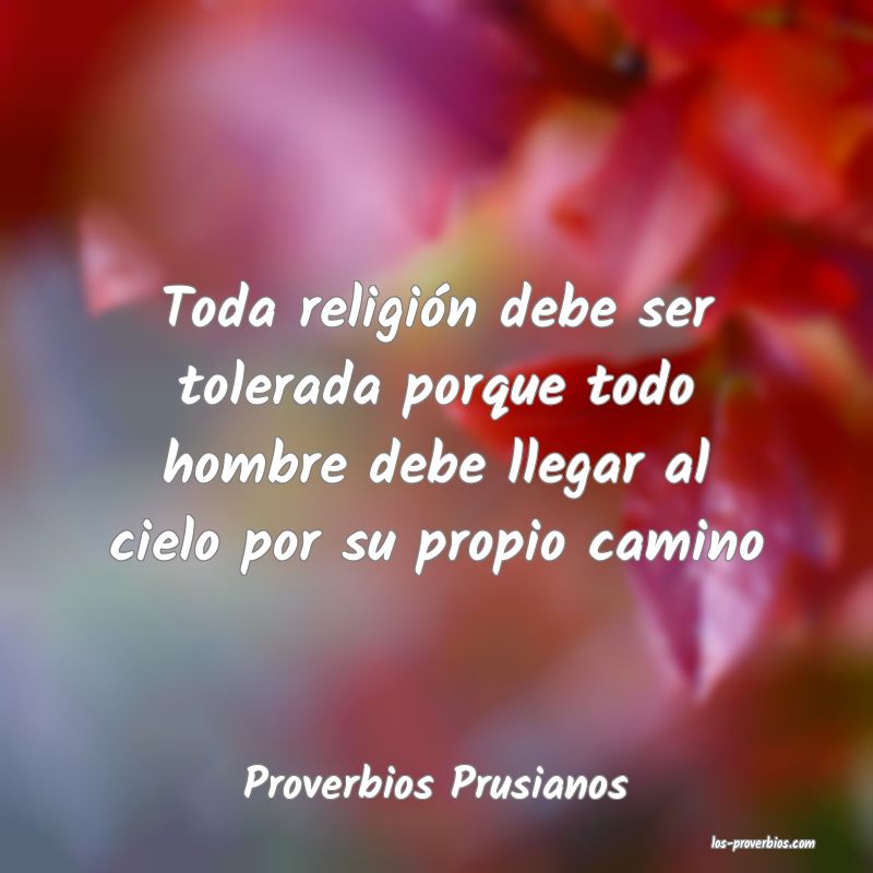 Proverbios Prusianos