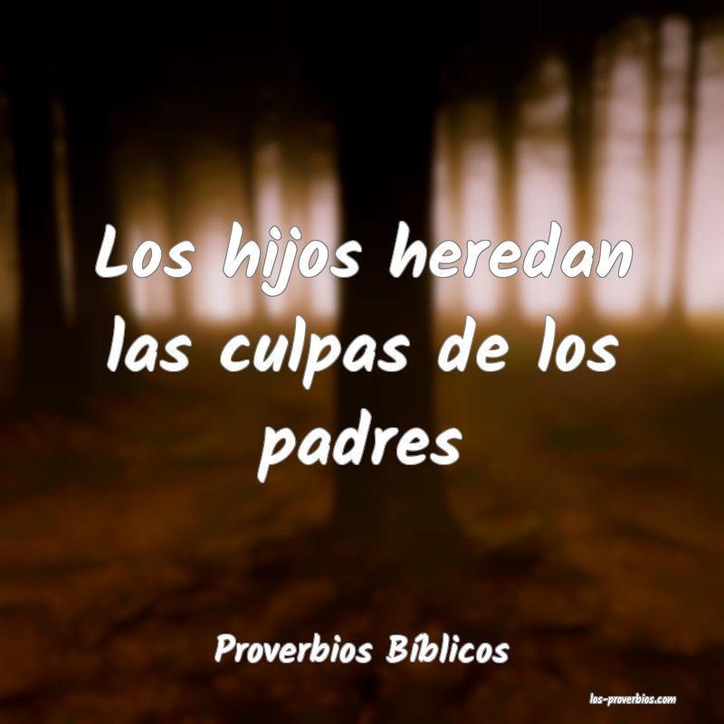 Proverbios Bíblicos