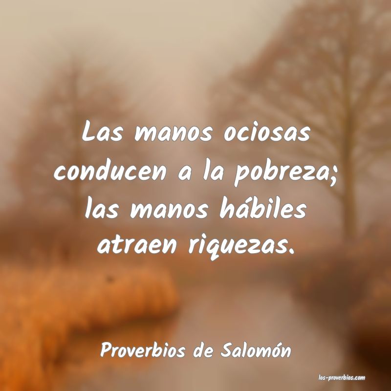 Proverbios de Salomón