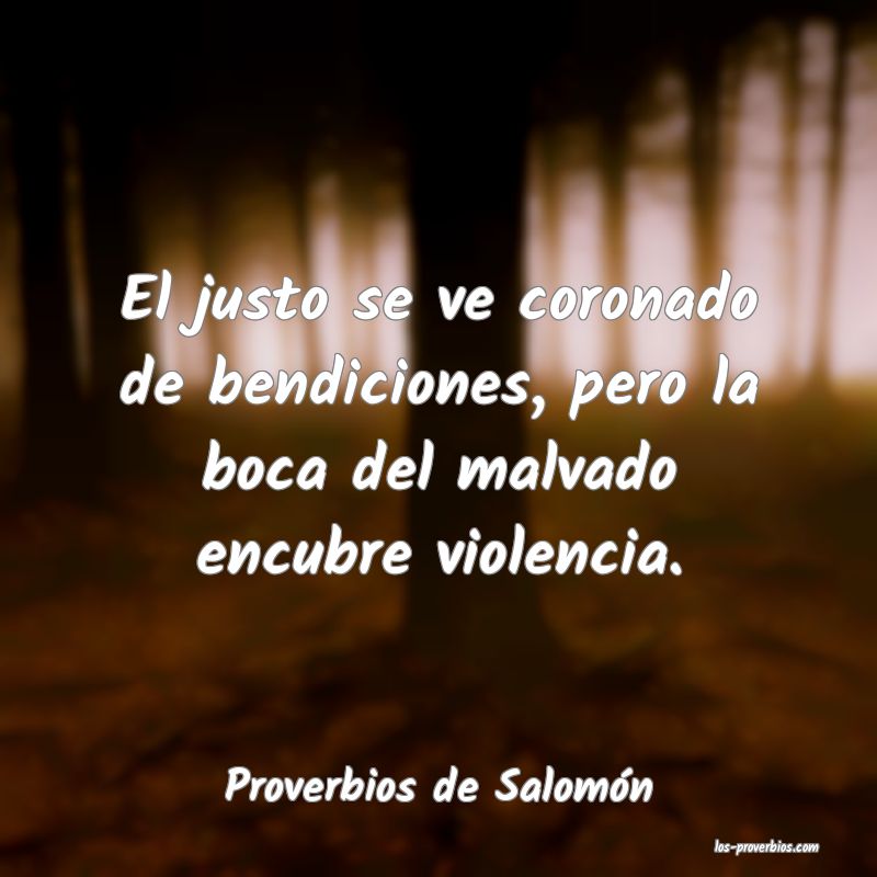 Proverbios de Salomón