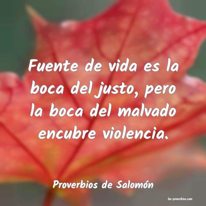 Proverbios de Salomón