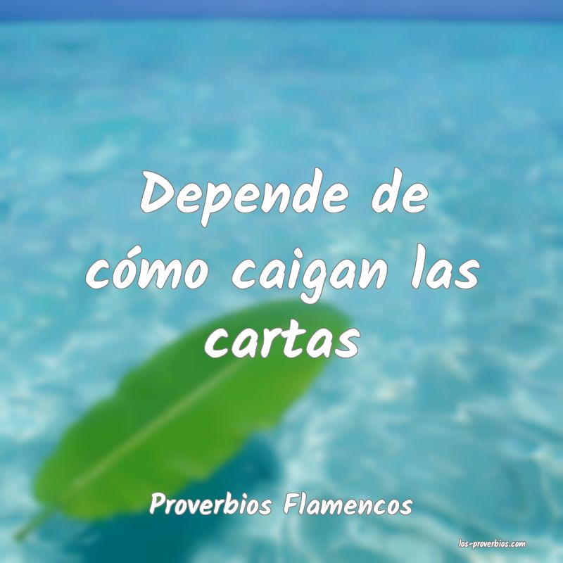 Proverbios Flamencos