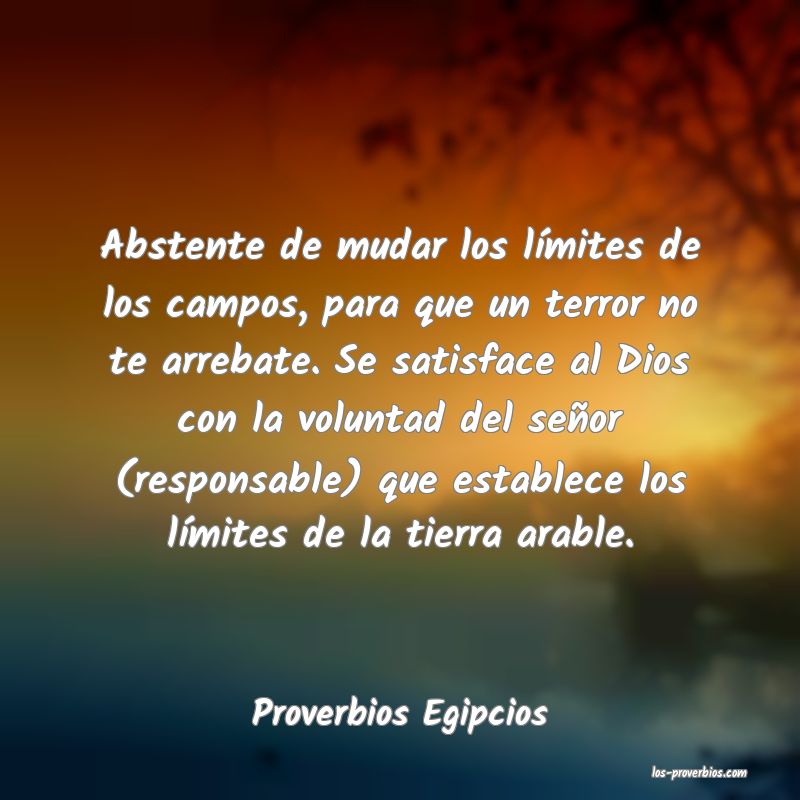 Proverbios Egipcios