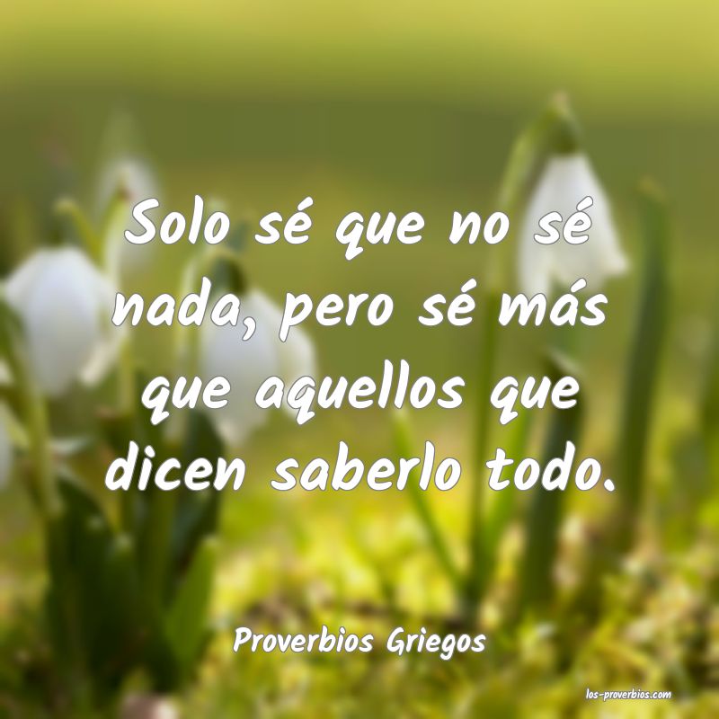 Proverbios Griegos