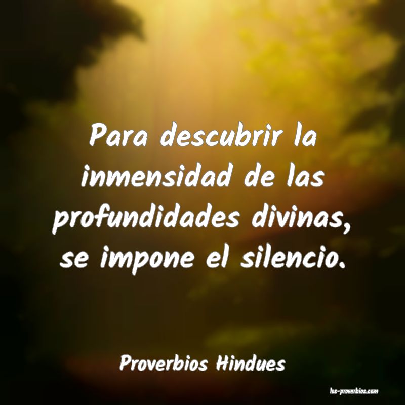 Proverbios Hindues