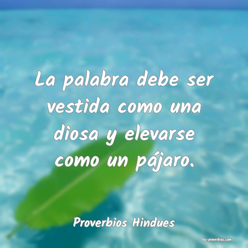 Proverbios Hindues
