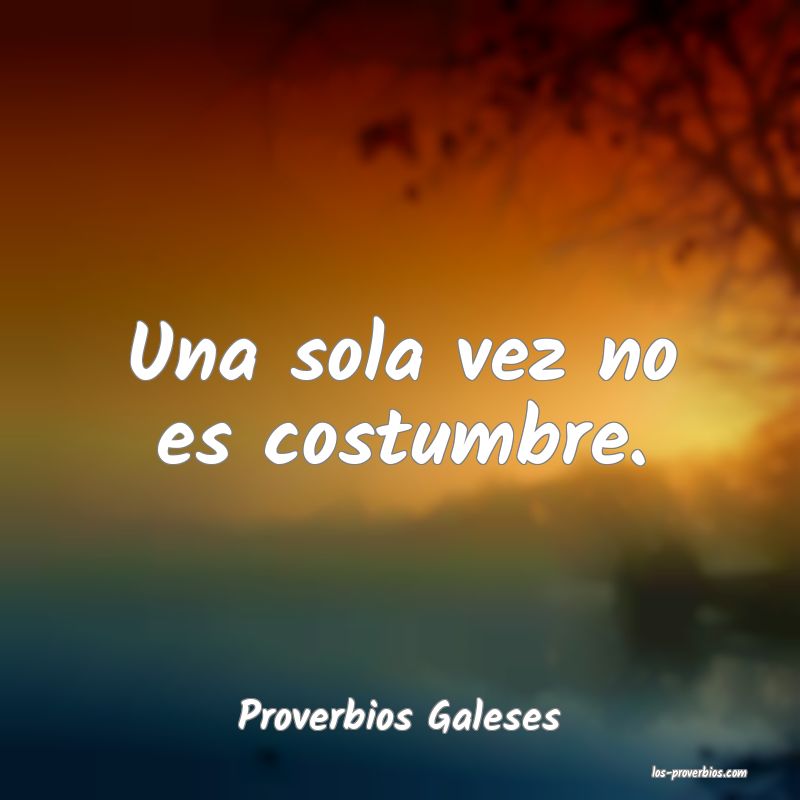 Proverbios Galeses