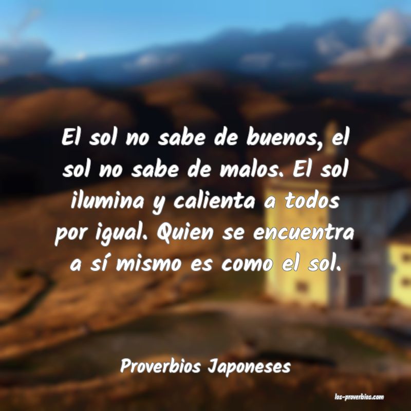 Proverbios Japoneses