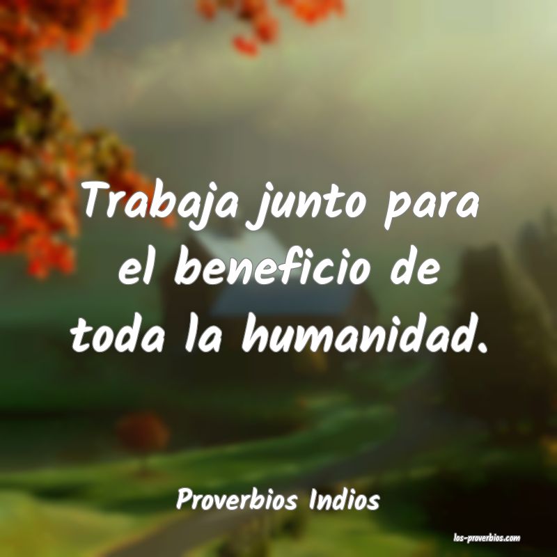 Proverbios Indios