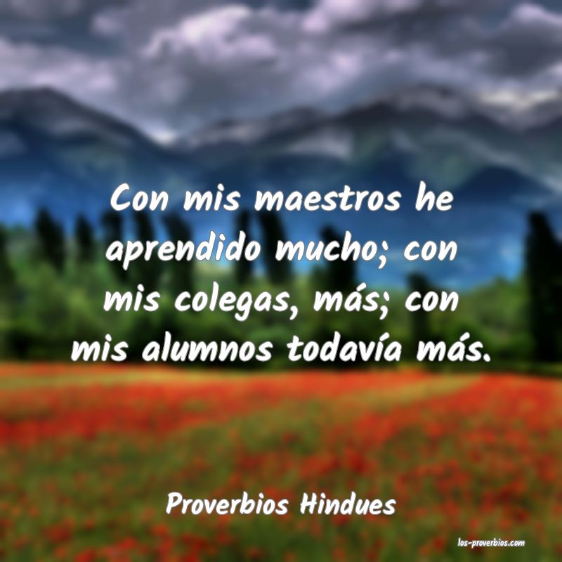 Proverbios Hindues