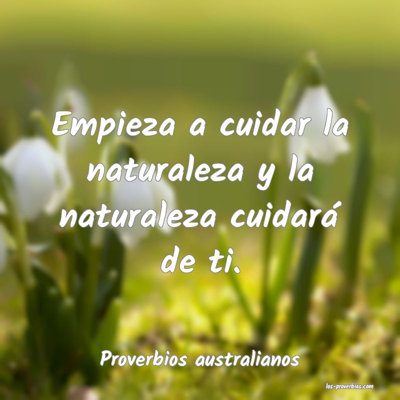 Proverbios australianos