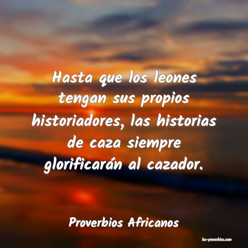 Proverbios Africanos