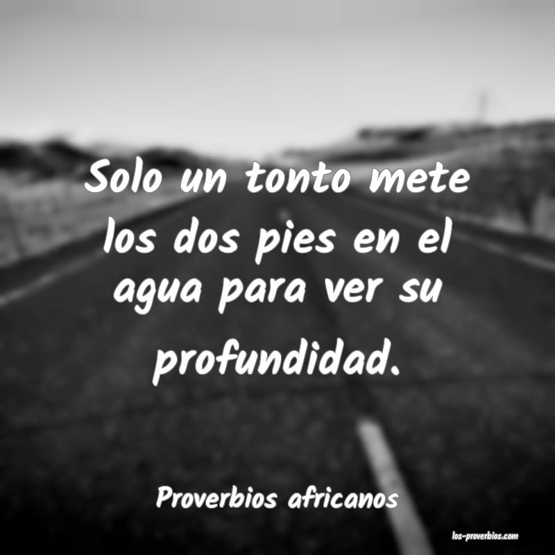 Proverbios africanos