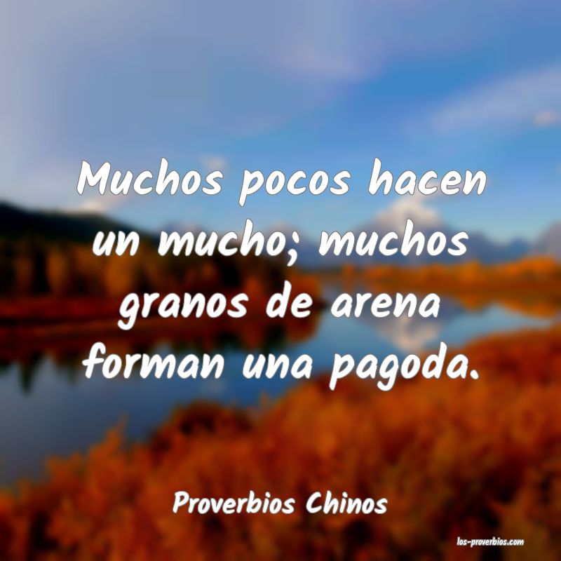 Proverbios Chinos