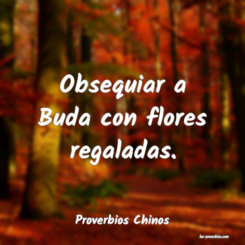 Proverbios Chinos