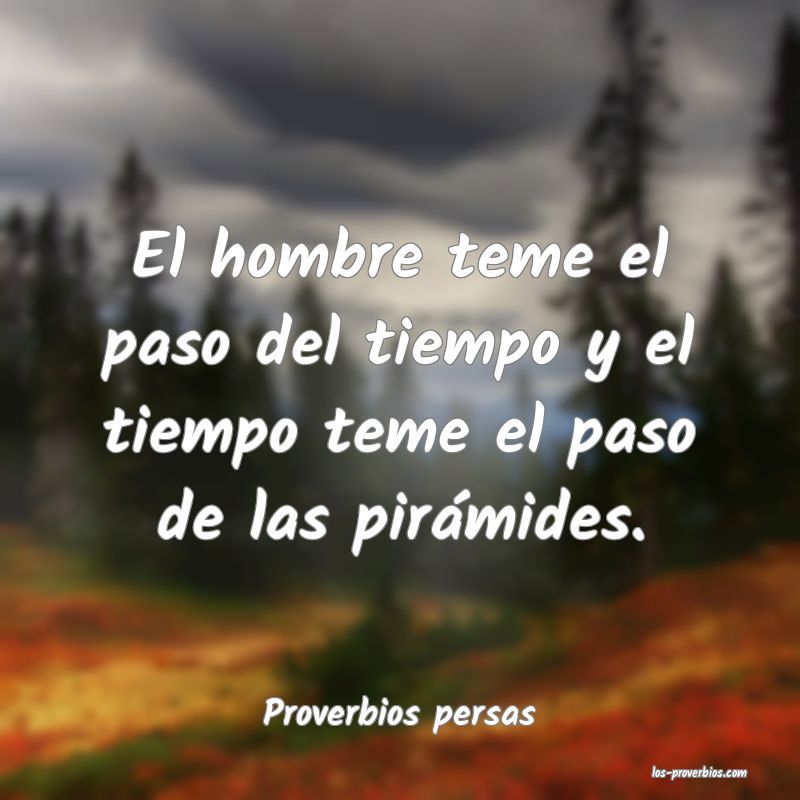 Proverbios persas