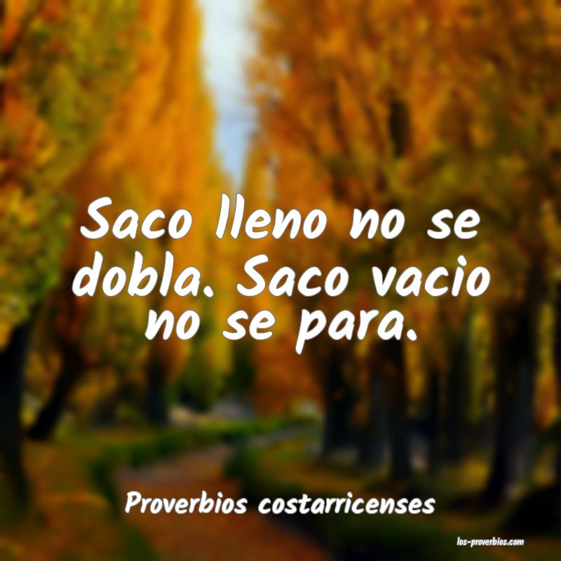 Proverbios costarricenses