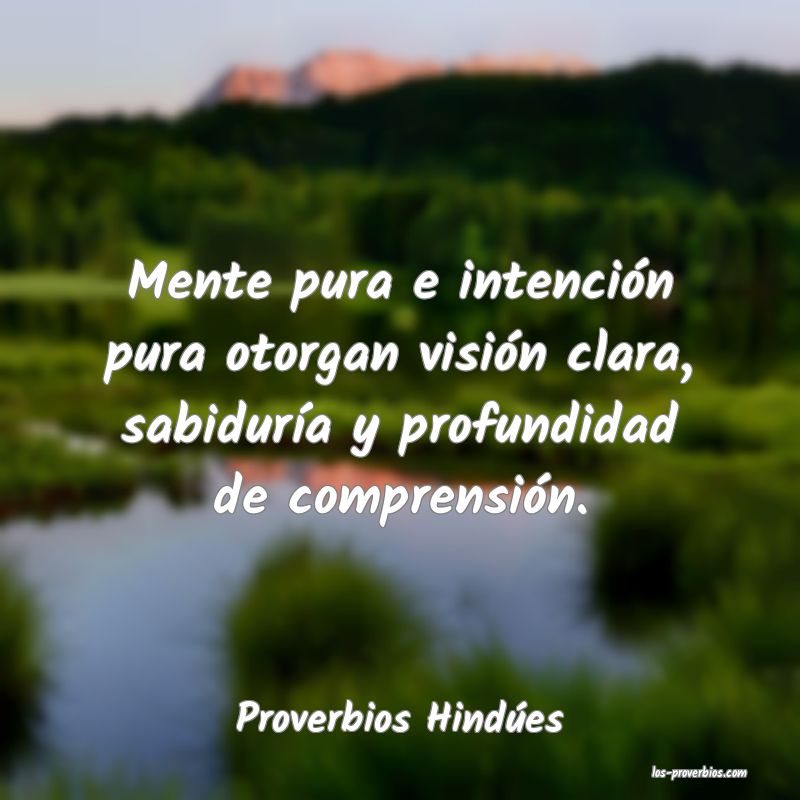 Proverbios Hindúes