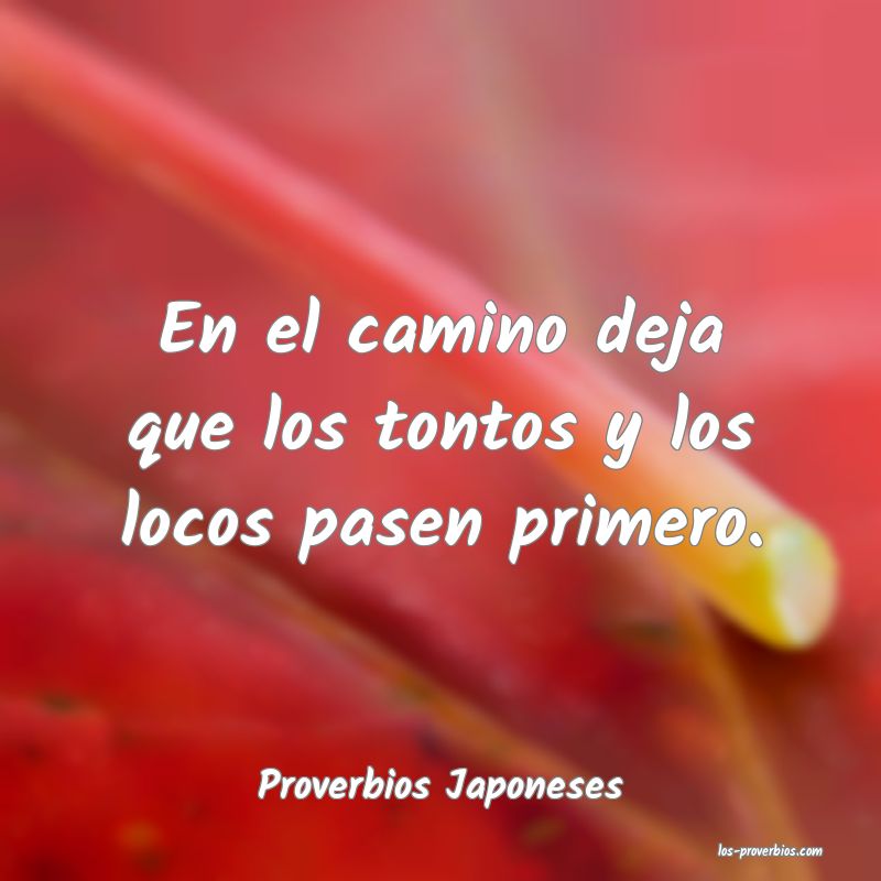 Proverbios Japoneses